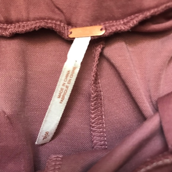 Free People drapey pocket pants dusty pink Small - Picture 7 of 7